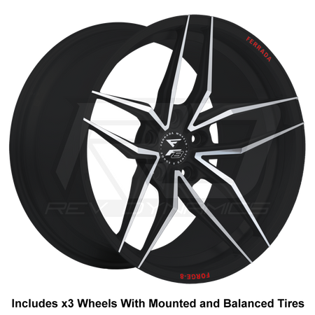 Ferrada F8-FR5 Forged Slingshot 20" Wheel and Tire Package - Rev Dynamics