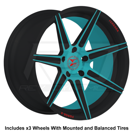 Ferrada F8-FR7 Forged Slingshot 20" Wheel and Tire Package - Rev Dynamics