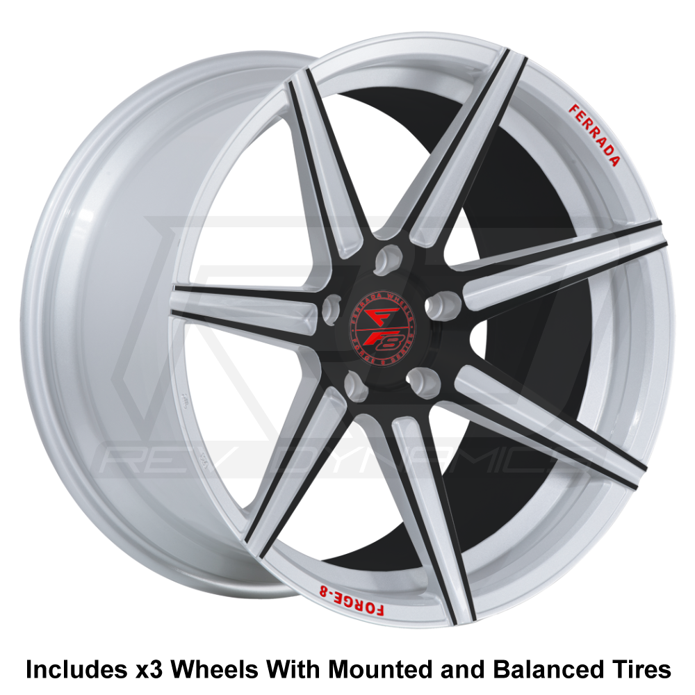 Ferrada F8-FR7 Forged Slingshot 20" Wheel and Tire Package - Rev Dynamics