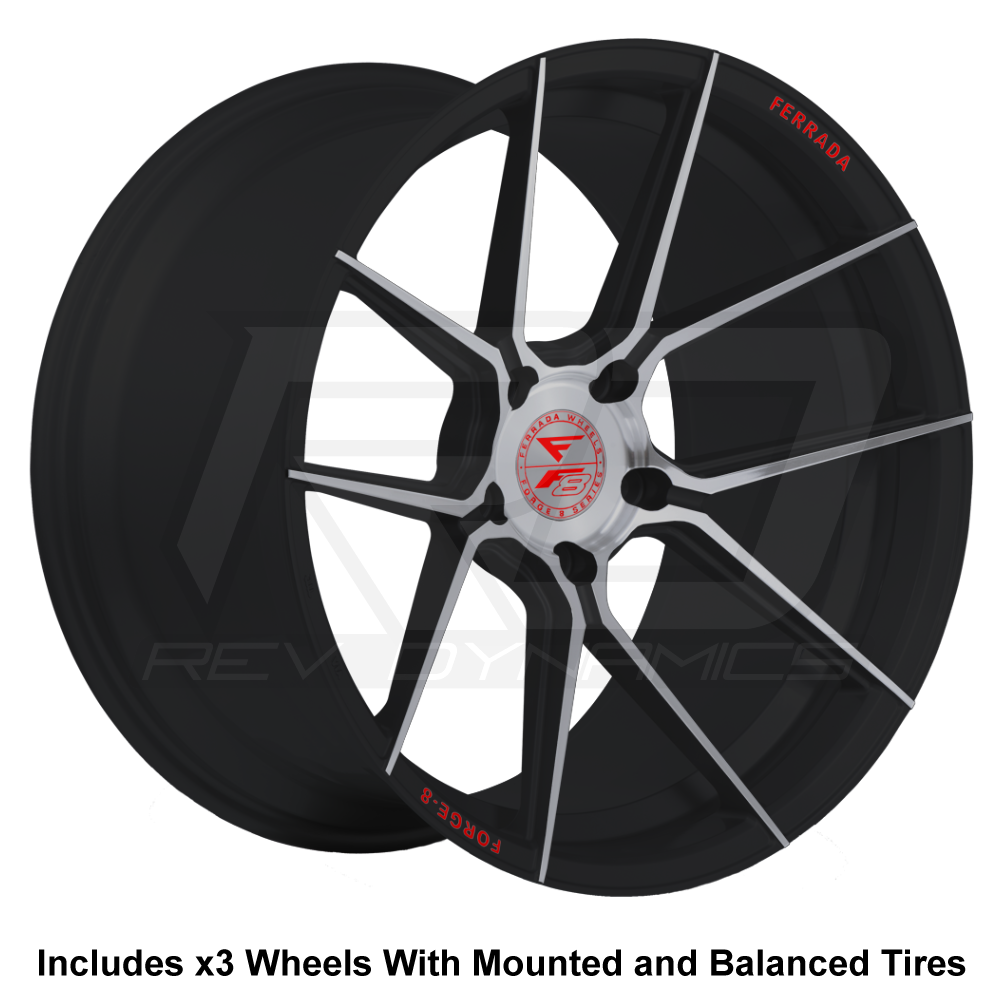 Ferrada F8-FR8 Forged Slingshot 20" Wheel and Tire Package - Rev Dynamics