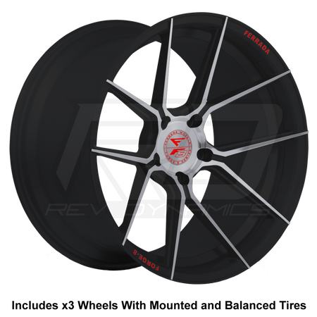 Ferrada F8-FR8 Forged Slingshot 20" Wheel and Tire Package - Rev Dynamics