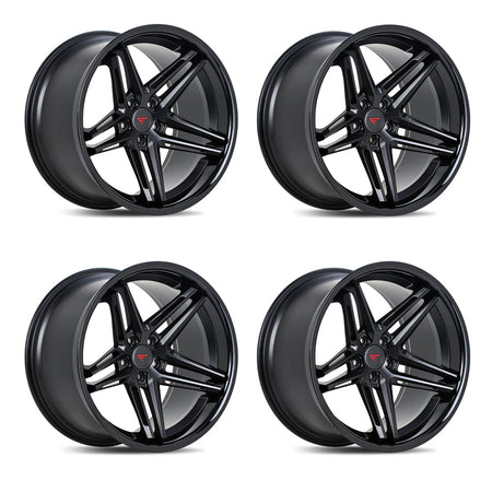 Ferrada CM1 Matte Black C7 wheel package