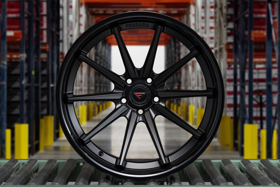 Ferrada FR4 Tesla Model 3 20" Front and Rear Wheel and Tire Package - Matte Black
