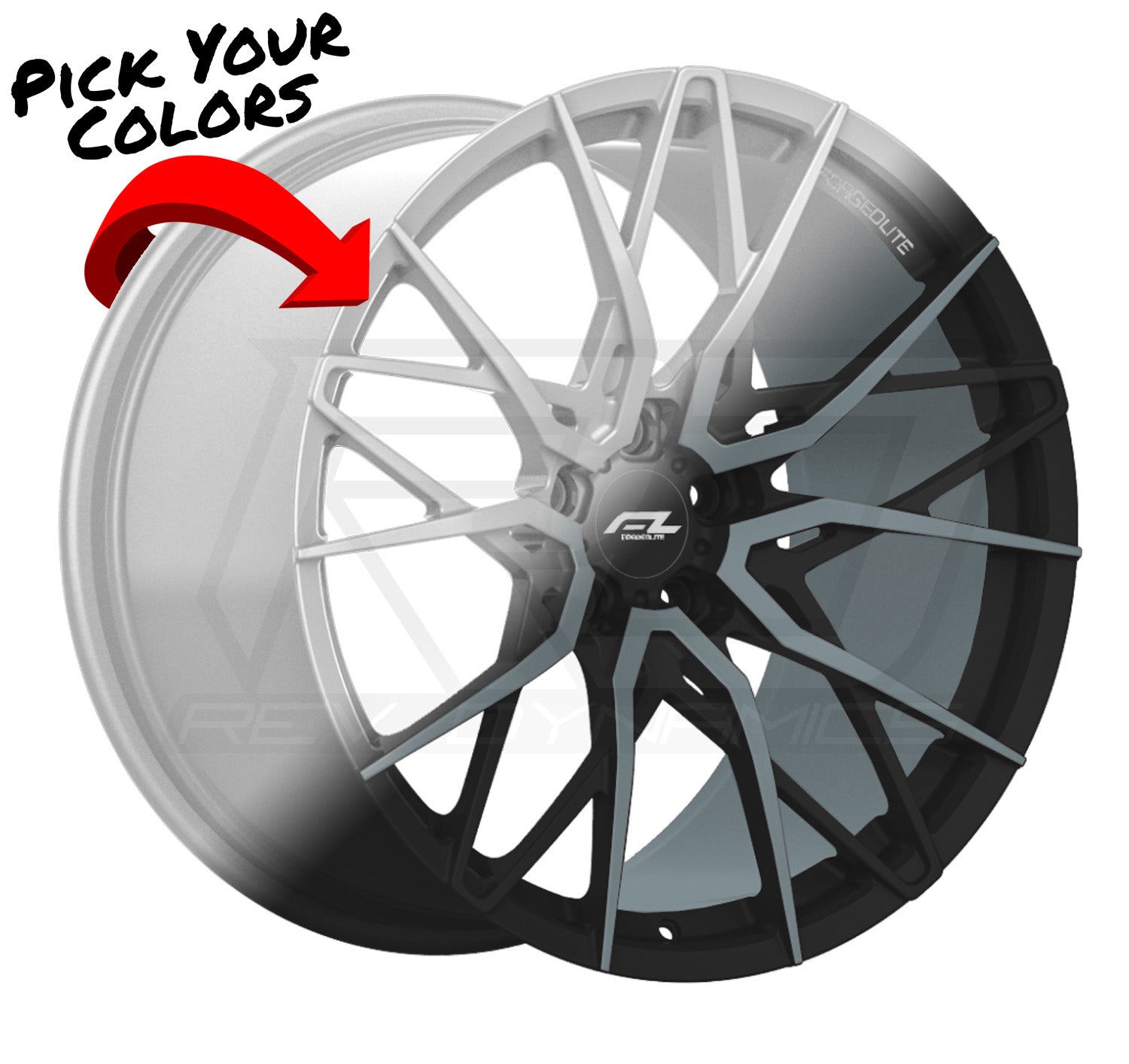 Forgedlite MC20 Wheel & Tire Package for C8 Corvette Z06