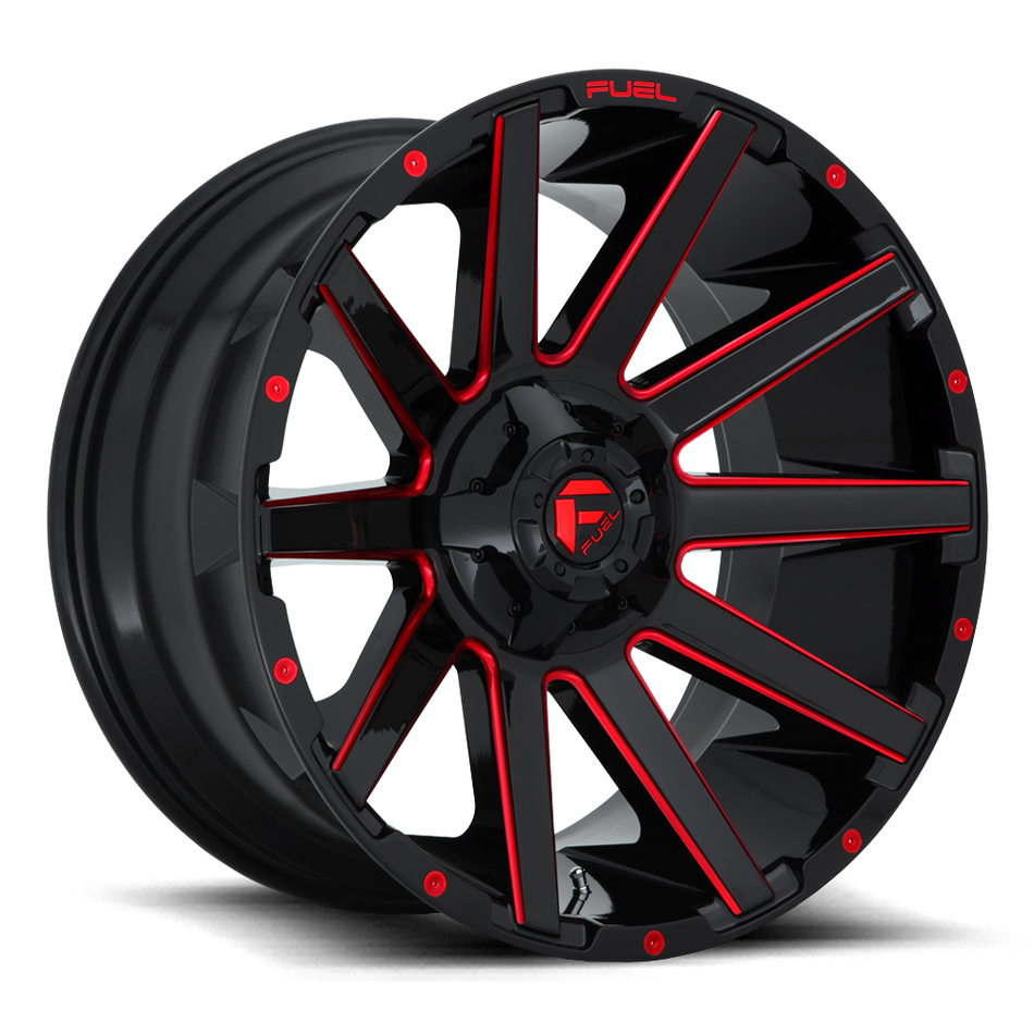 Fuel Contra Jeep Wrangler JL 20" Wheel and 35" Tire Package - Rev Dynamics