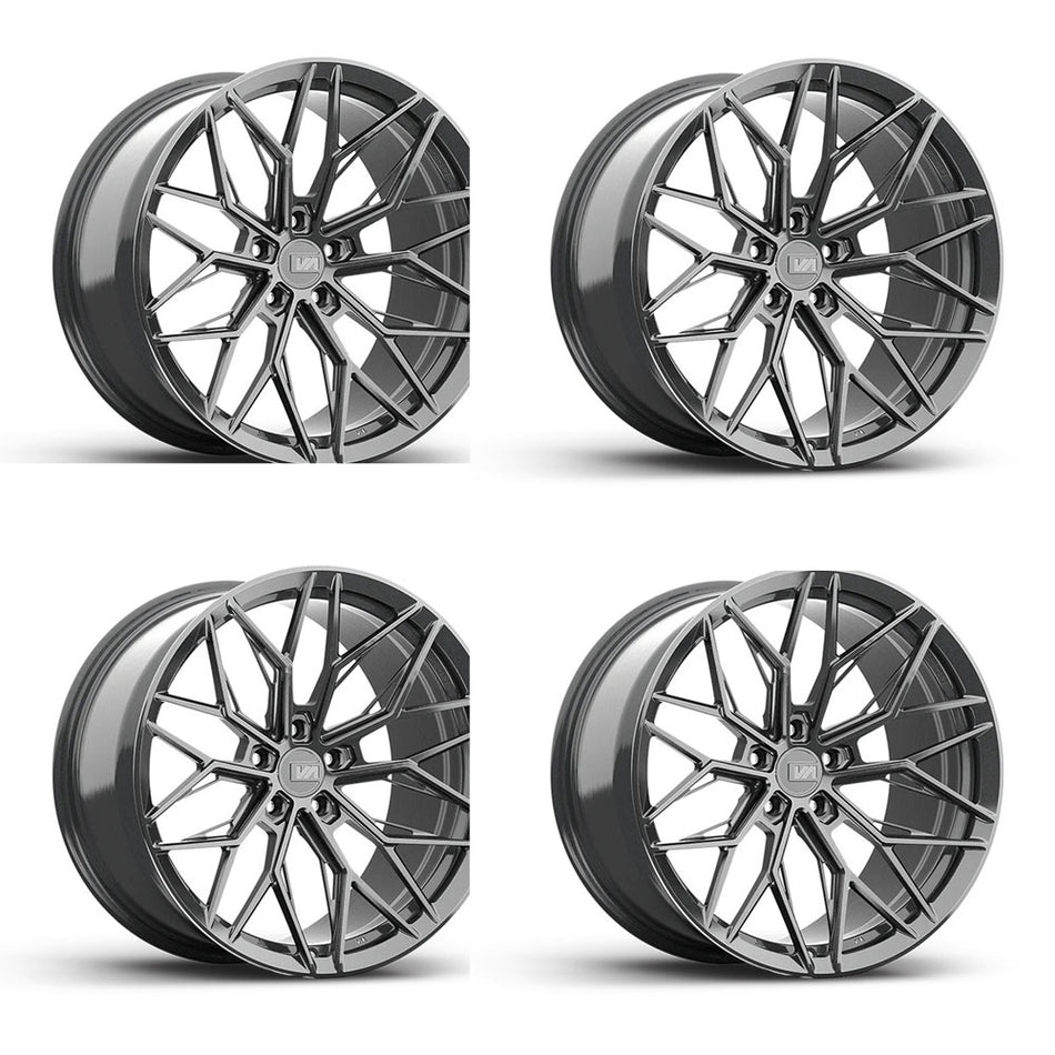 Variant Maxim C8 Corvette 20x9" Front 21x12" Rear Wheel and Tire Package