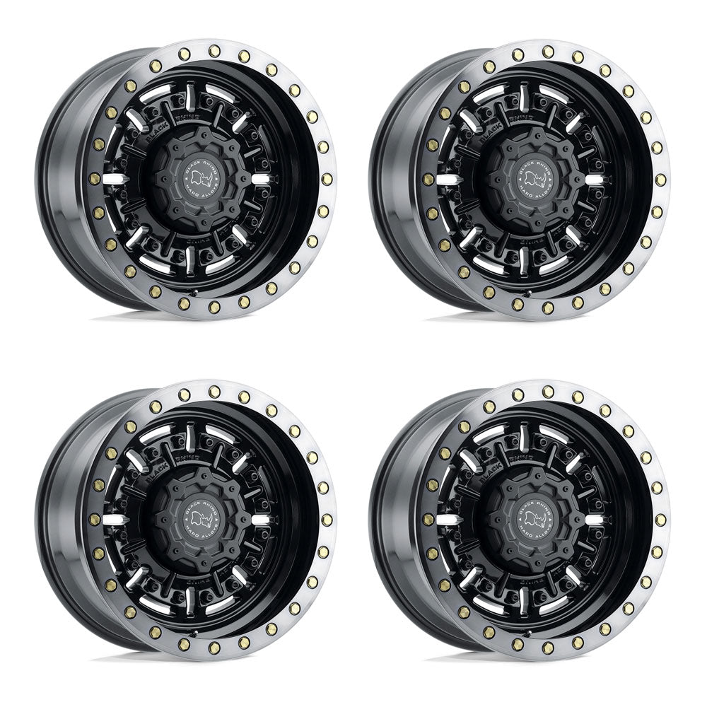 Jeep_Gladiator_Black_Rhino_Abrams_Gloss_Gun_Black_wMachined_Dark_Tint_20in_wheel_package