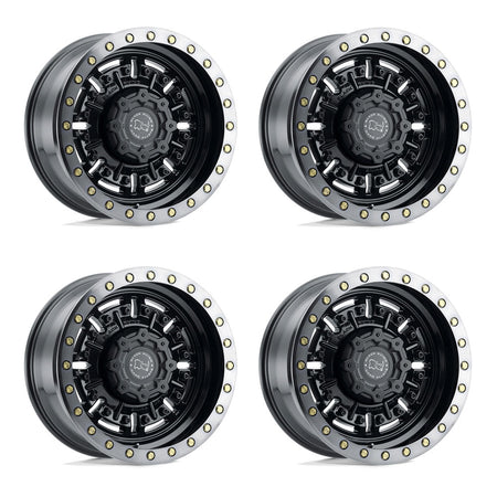 Jeep_Gladiator_Black_Rhino_Abrams_Gloss_Gun_Black_wMachined_Dark_Tint_20in_wheel_package