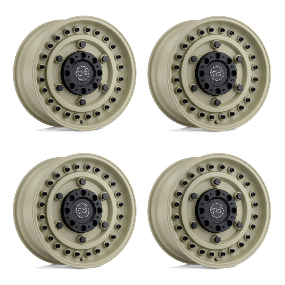 Black Rhino Armory Jeep Gladiator JT 17" Wheel and 37" Tire Package