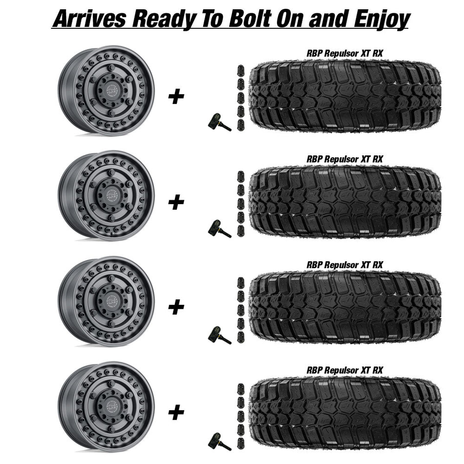 Jeep_Gladiator_Black_Rhino_Arsenal_Sand_On_Black_20in_wheel_and_RBP_Repulsor_MT_RX_tire_package