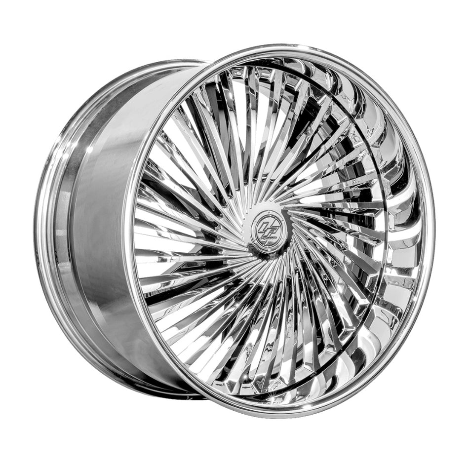 Lexani Prism Slingshot 22" Wheel and Tire Package - Chrome Spinner