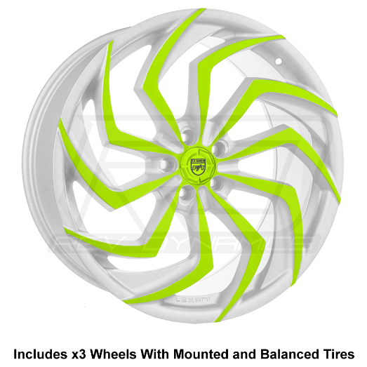 Lexani Shadow Slingshot 24" Wheel and Tire Package - Rev Dynamics