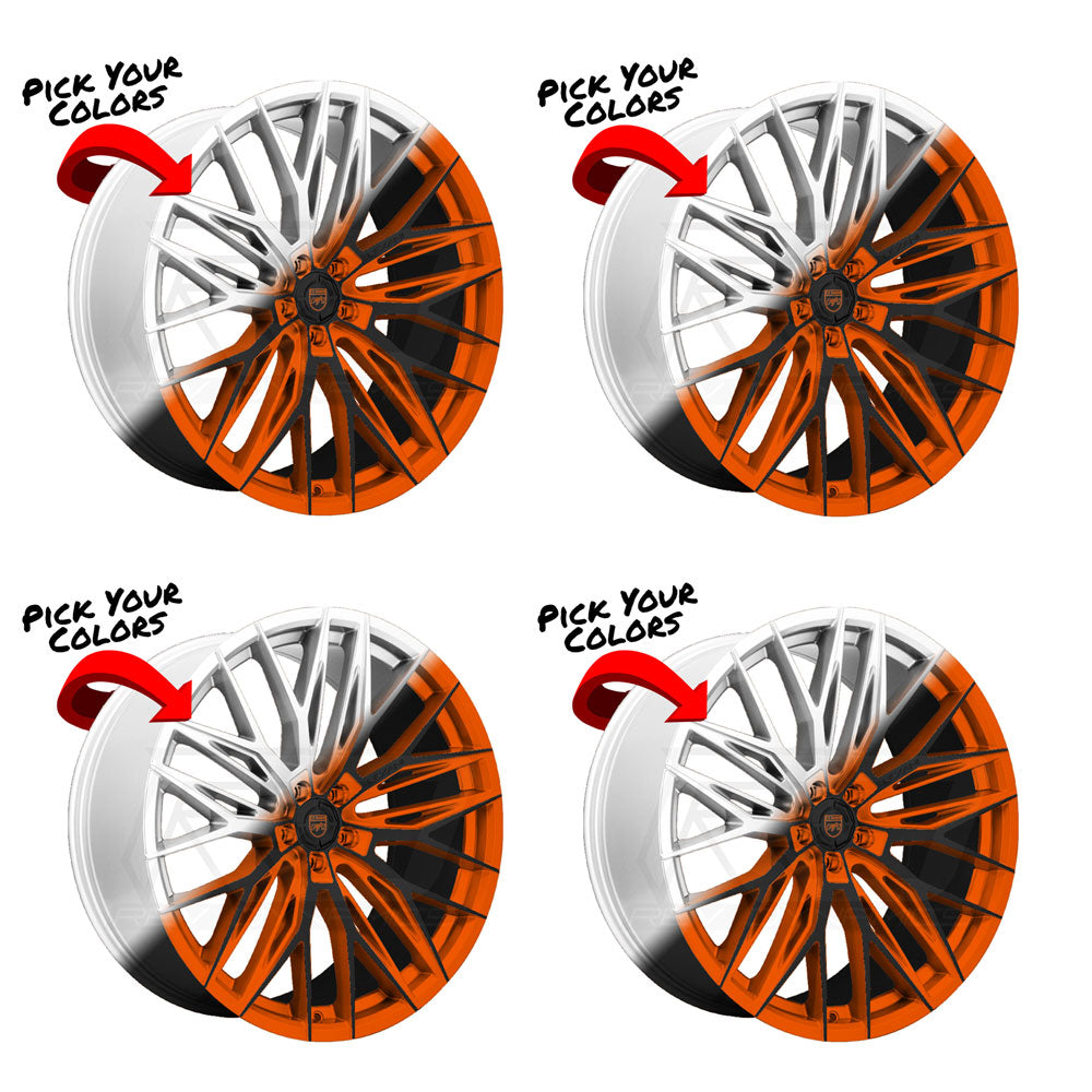 Lexani Aries Custom Finish Corvette C8 Wheel Package