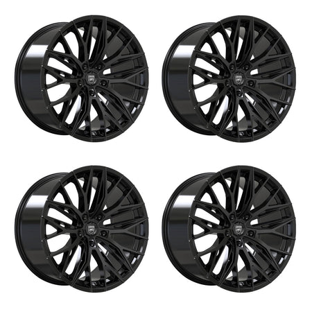 Lexani Aries Gloss Black Corvette C8 Wheel Package