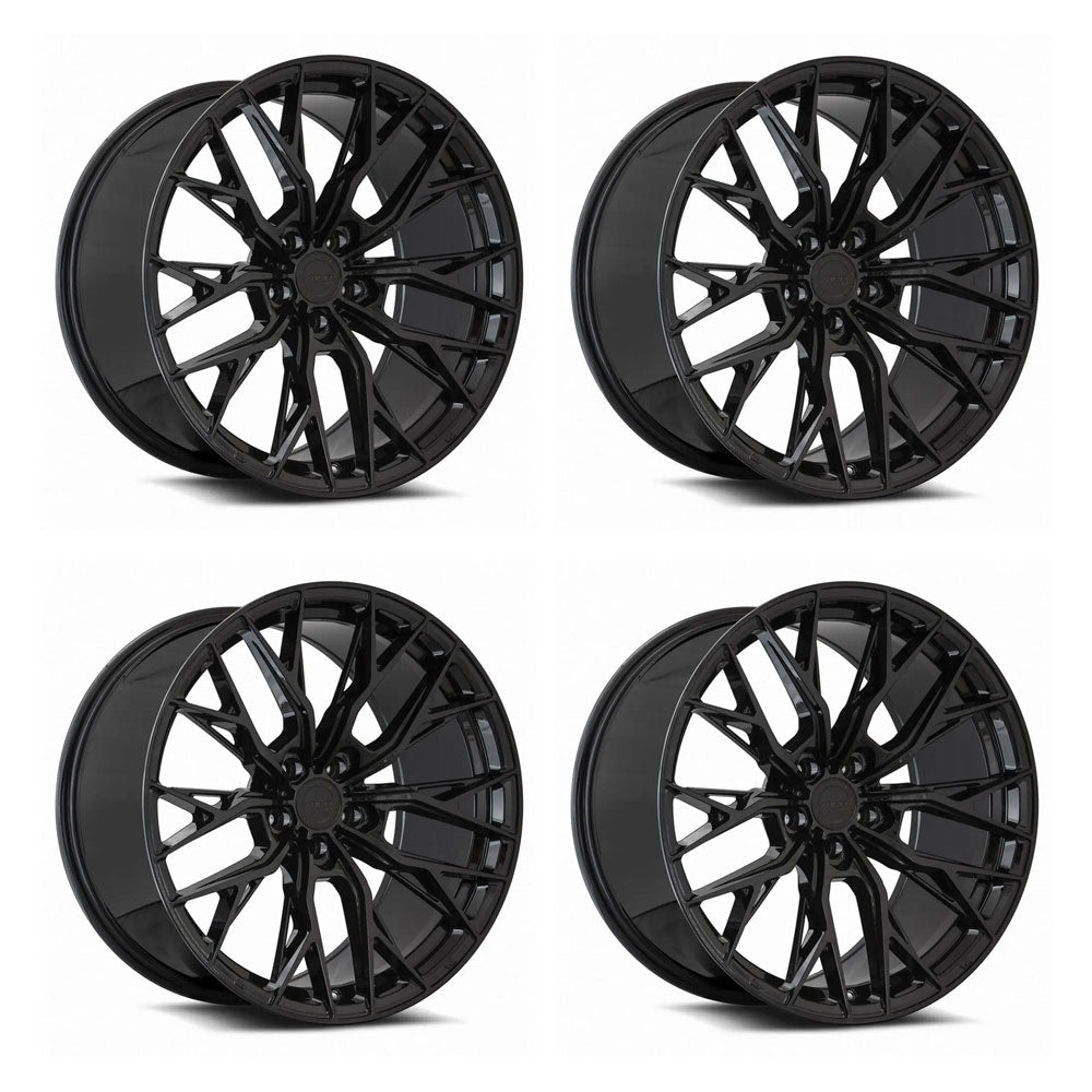 MRR GF5 Gloss Black Corvette C8 Wheel Package