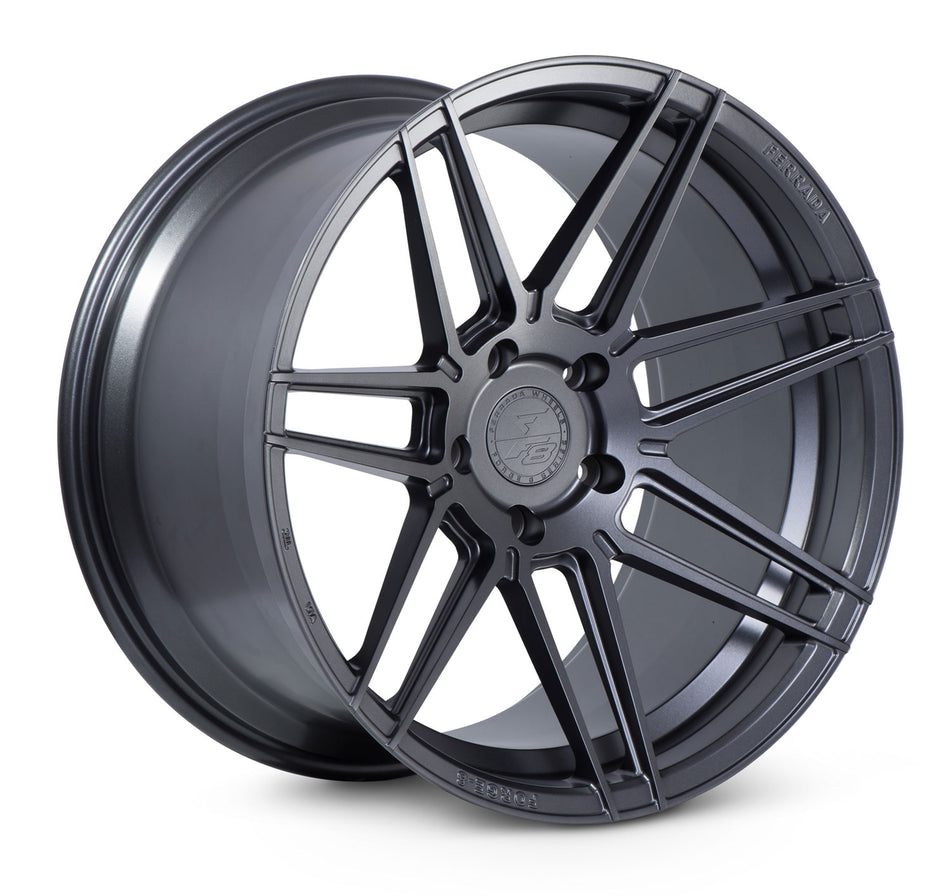 Ferrada FR6 Tesla Model 3 20" Front and Rear Wheel and Tire Package - Matte Black