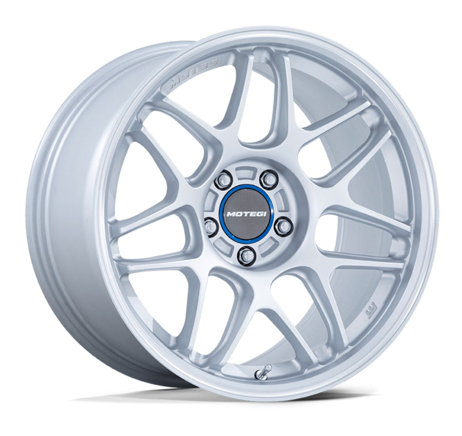 Motegi Tsubaki Tesla Model 3 18" Front and Rear Wheel and Tire Package - Hyper Silver