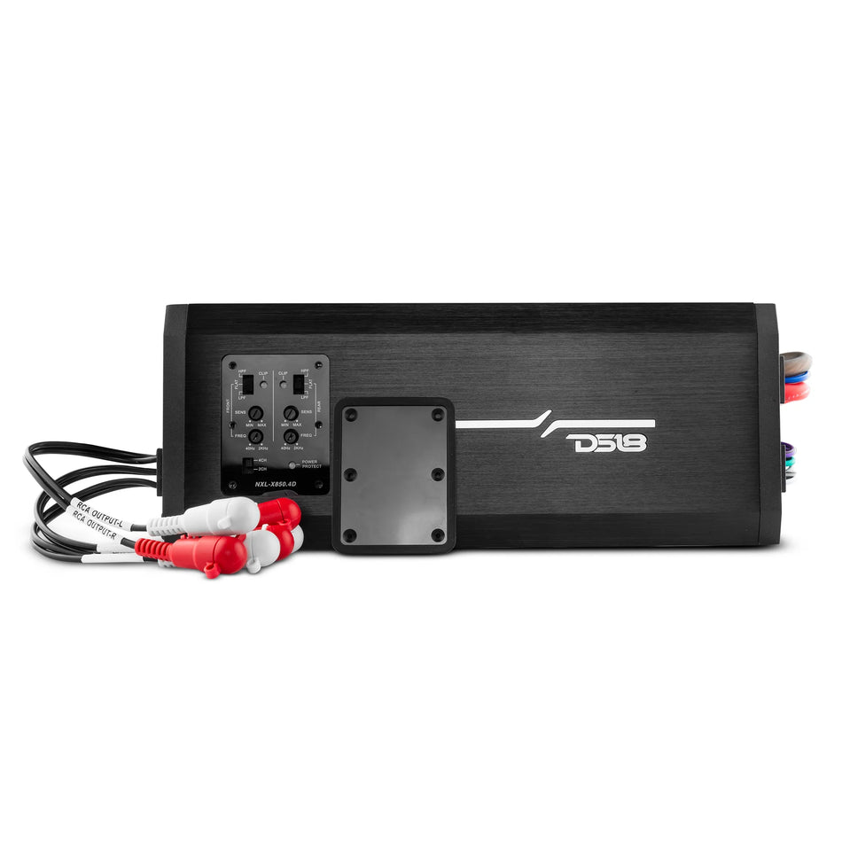 DS18 NXL 4-Channel Full-Range Class D IP67 Marine and Powersports Amplifier 4 x 200 Watts Rms @ 4-Ohm