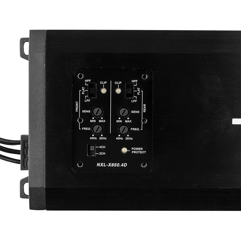 DS18 NXL 4-Channel Full-Range Class D IP67 Marine and Powersports Amplifier 4 x 200 Watts Rms @ 4-Ohm