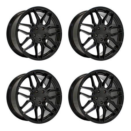 OE Wheel CV03D Gloss Black Corvette C8 Wheel Package