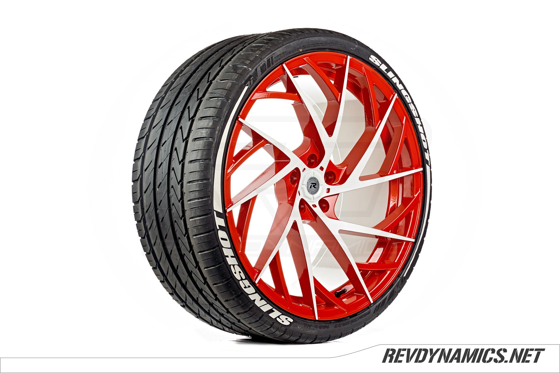 Polaris Slingshot custom white tire lettering 22 inch lexani lx-twenty tire mugello rim