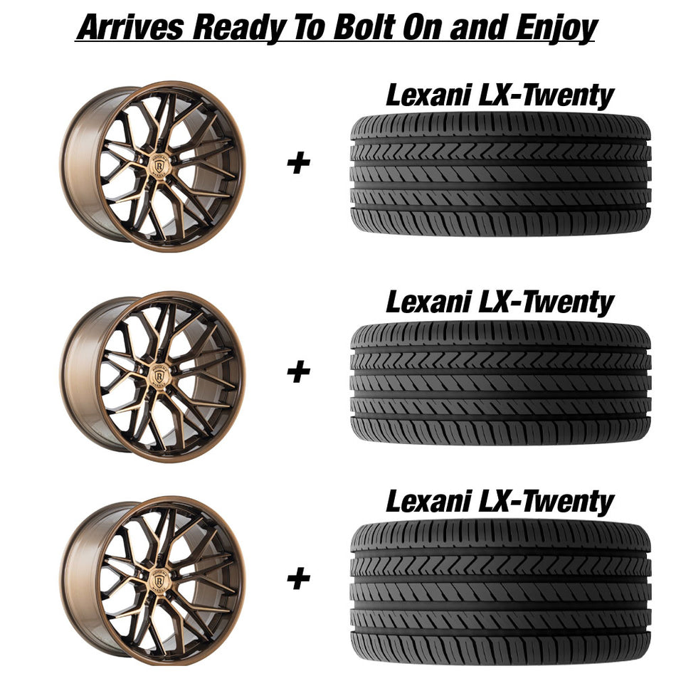 Rohana RFC3 Slingshot 20" Wheel and Tire Package