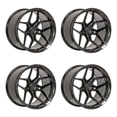 Rohana RFX11 Gloss Black Corvette C8 Wheel Package
