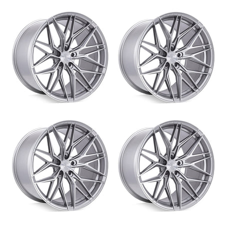 Rohana RFX17 Brushed titanium Corvette C8 Wheel Package