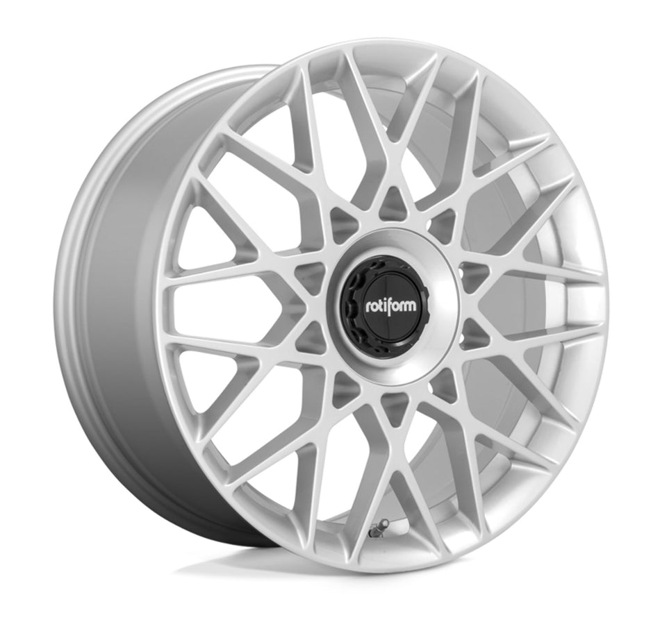 Rotiform BLQ-C Tesla Model 3 19" Front and Rear Wheel and Tire Package - Silver