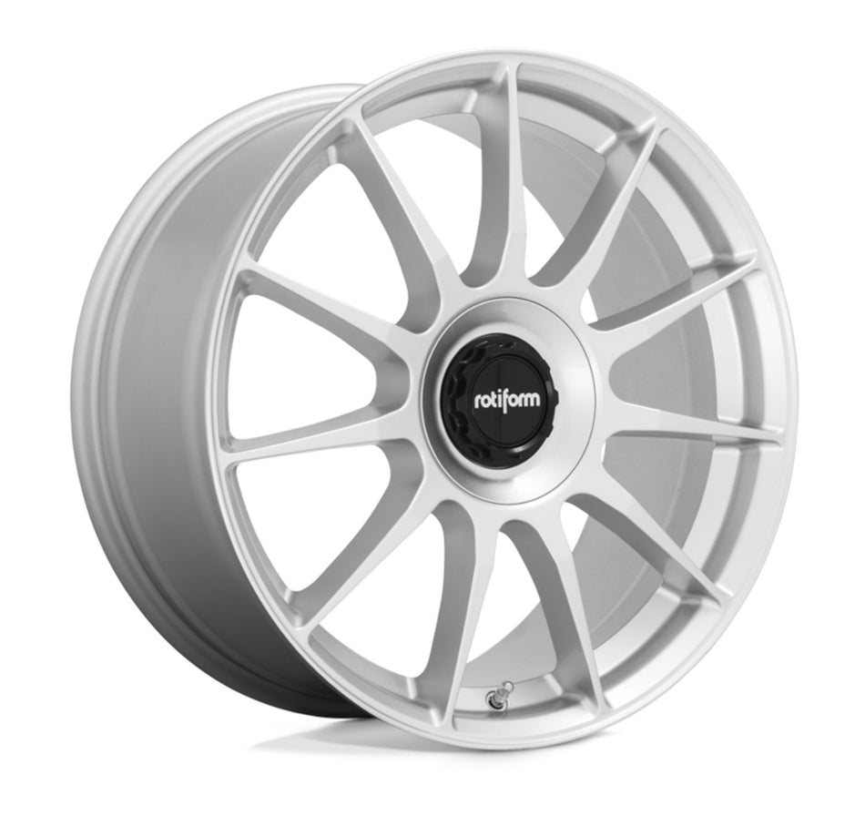 Rotiform DTM Tesla Model 3 18" Front and Rear Wheel and Tire Package - Silver