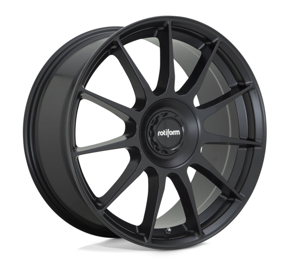 Rotiform DTM Tesla Model 3 18" Front and Rear Wheel and Tire Package - Satin Black