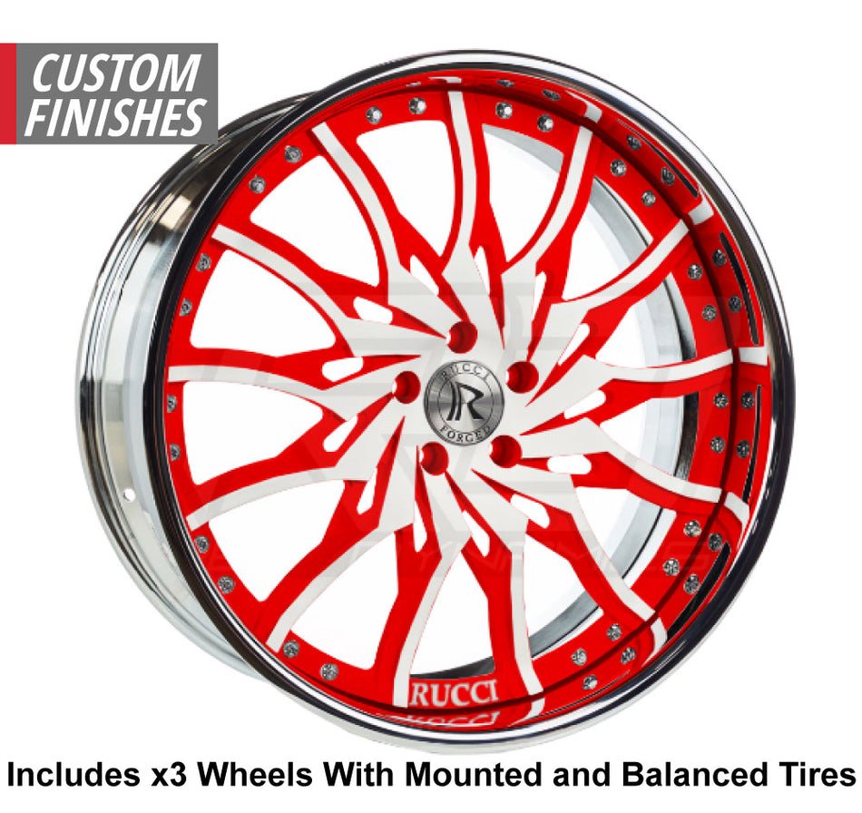 Rucci Dusse Slingshot 24" Wheel and Tire Package