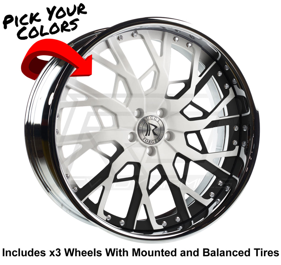 Rucci Lit Slingshot 24" Wheel and Tire Package - Rev Dynamics