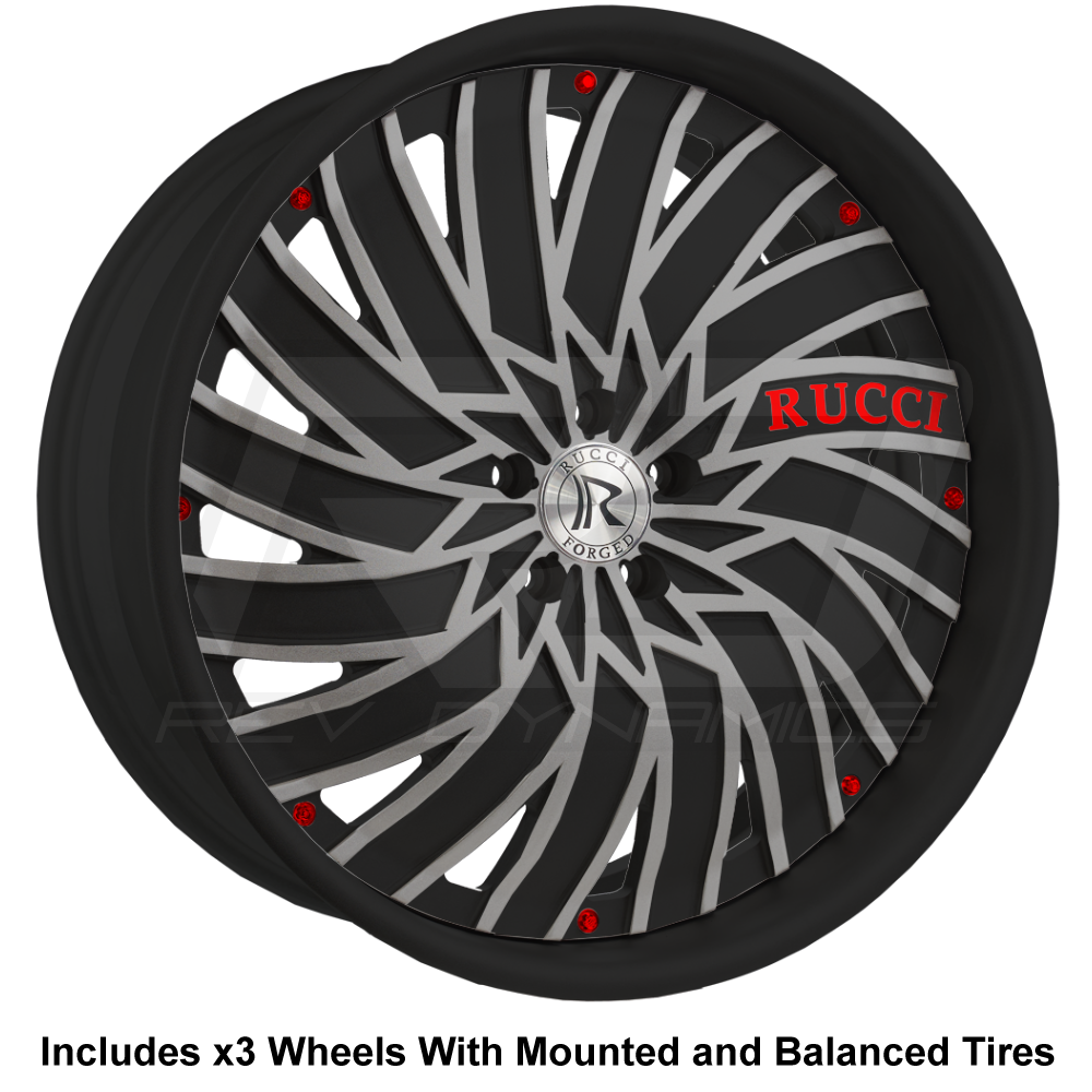 Rucci Squad Slingshot 20" Wheel and Tire Package - Rev Dynamics