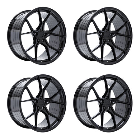 Stance SF07 Gloss Black Corvette C8 Wheel Package