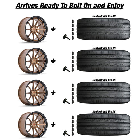 Tesla-Model-3-Ferrada-FR4-Matte-Bronze-20in-wheel-and-Hankook-iON-Evo-AS-tire-package