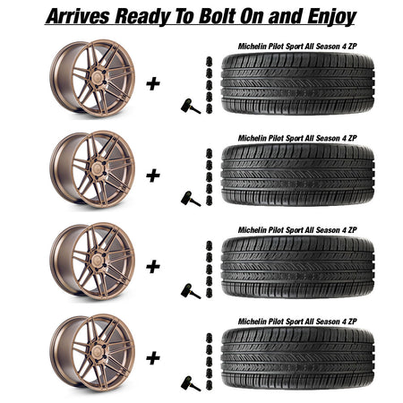 Tesla-Model-3-Ferrada-FR6-Matte-Bronze-20in-wheel-and-Michelin-Pilot-Sport-All-Season-4-tire-package