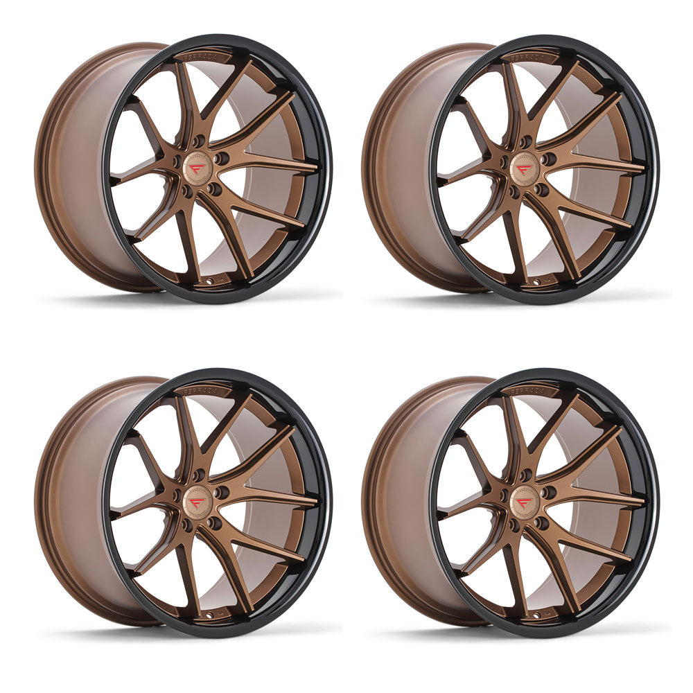 Tesla Model 3 Ferrada FR2 Matte Bronze 20in wheel package