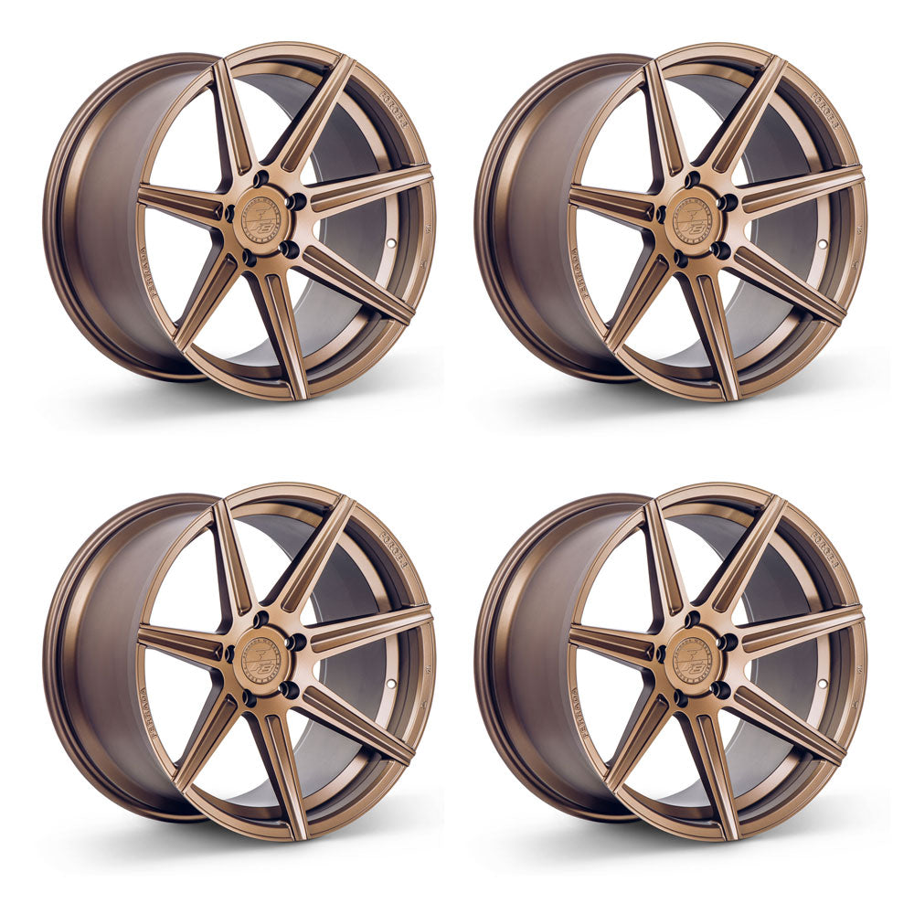 Tesla Model 3 Ferrada FR7 Bronze 20in wheel package