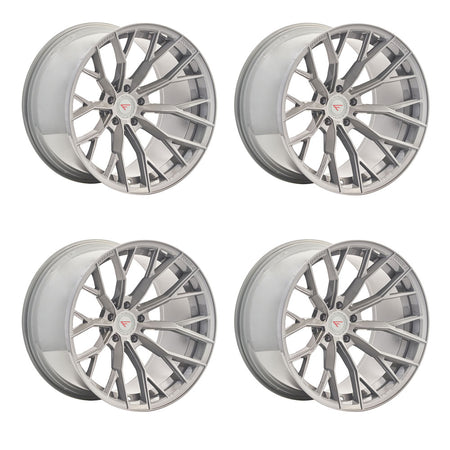 Tesla Model 3 Ferrada FR9 Storm Gray 20in wheel package