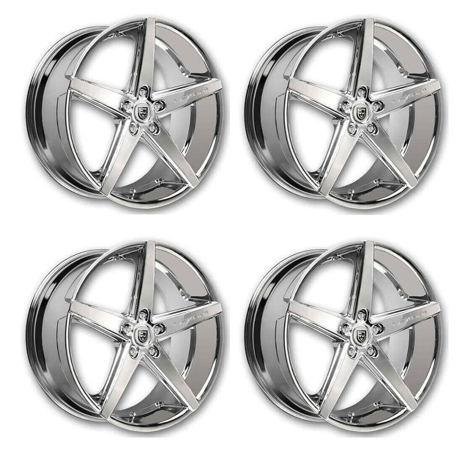 Tesla Model 3 Lexani R-4 Chrome 20in wheel package