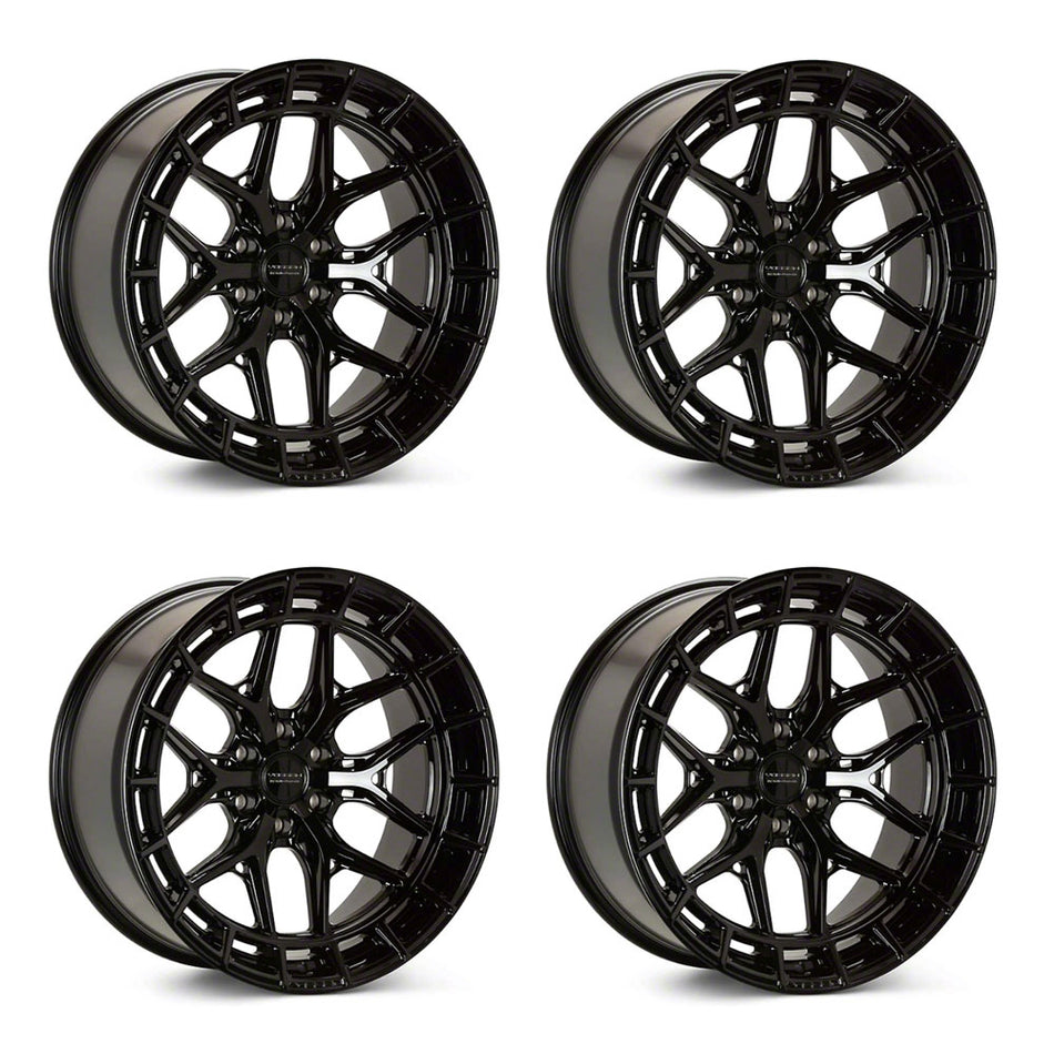 Tesla Model 3 Vossen HFX-1 Gloss Black 20in wheel package