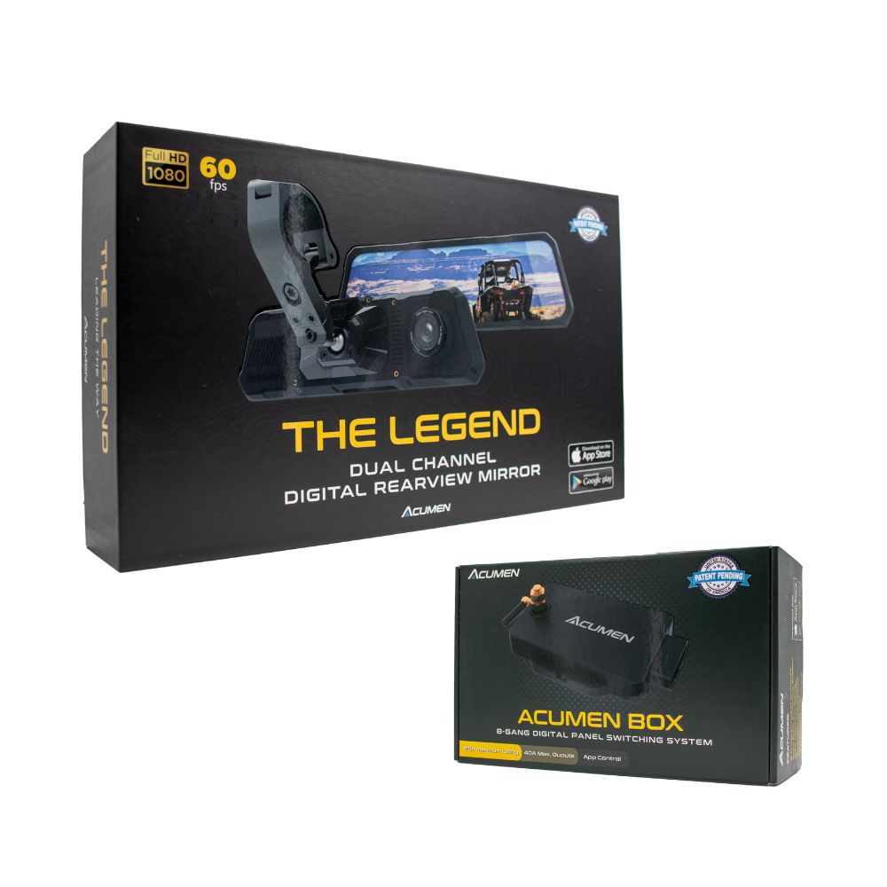 The Legend Digital Rear View Mirror Dash Cam Kit - Rev Dynamics