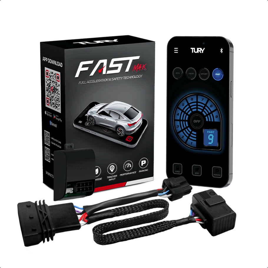 Tury FAST MAX 5.0 - Jeep Wrangler - Gladiator Throttle Response and Security Controller