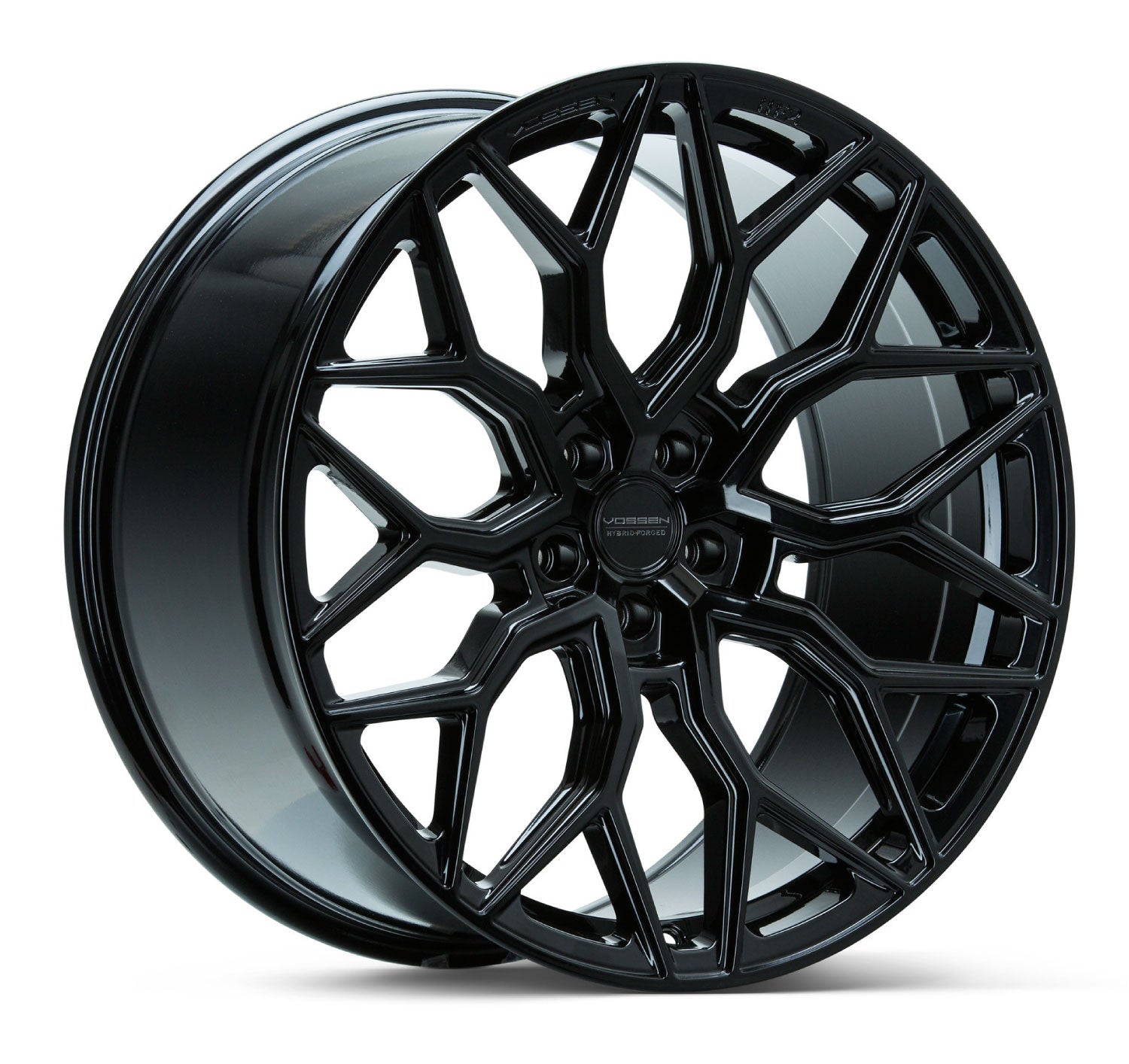 Vossen HF-2 C8 Corvette Stingray 20x9/21x12 Gloss Black Wheels