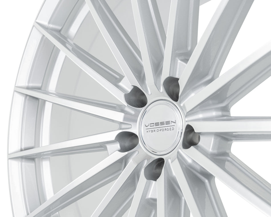 Vossen HX-4 C7 Z06 Corvette 19" Front 20" Rear Wheel and Tire Package - Silver Polished