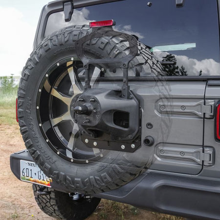 Spare Tire Relocation Bracket - Jeep JL Wrangler 2018-22 - Rev Dynamics