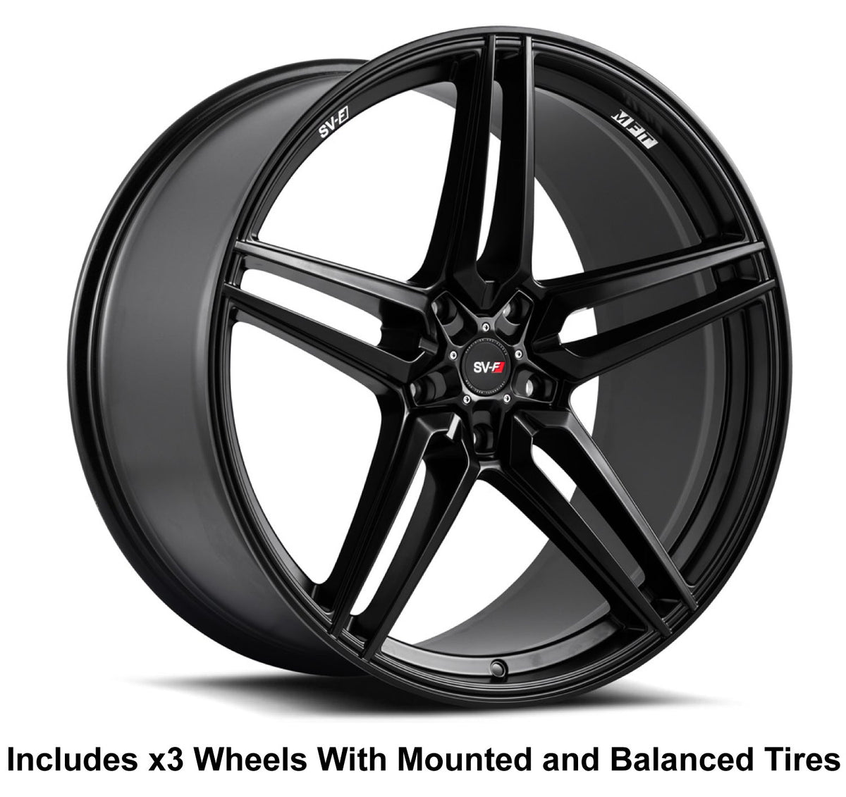 Savini SV-F3 Slingshot 20" (305 Rear) Wheel and Tire Package - Rev Dynamics