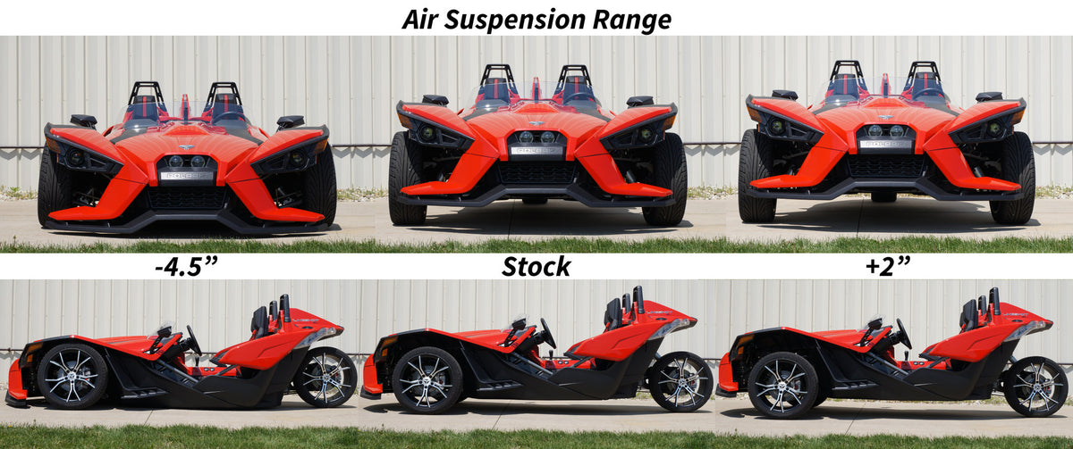 Polaris Slingshot Analog Air Suspension Kit - Rev Dynamics