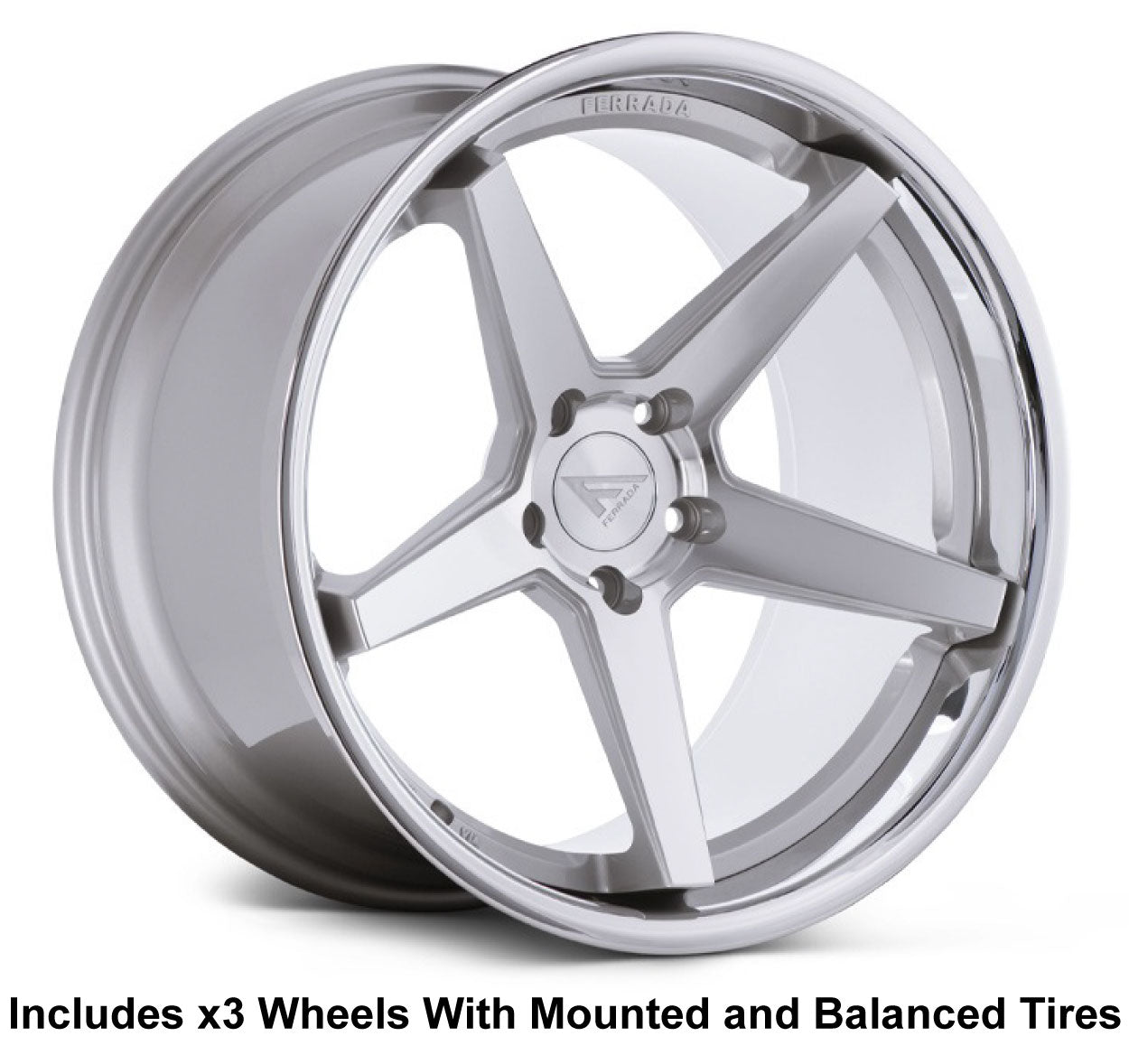 Ferrada FR3 Slingshot 20" Front 22" Rear Wheel and Tire Package - Rev Dynamics